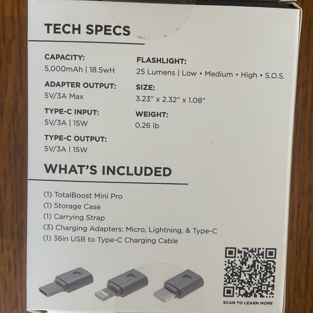 Limitless TotalBoost Mini Pro Power Bank - Picture 2 of 3